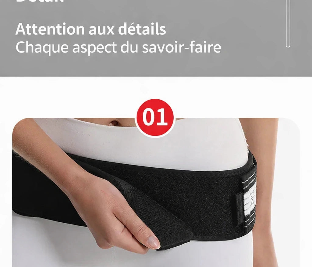 Ceinture pelvienne de maintien – Confort ajustable et soutien ciblé
